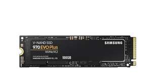 SSD interne M.2 NVMe Samsung 970 EVO Plus (MZ-V7S2T0BW) - 500 Go, TLC 3D, DRAM, Jusqu'à 3500-3300 Mo/s