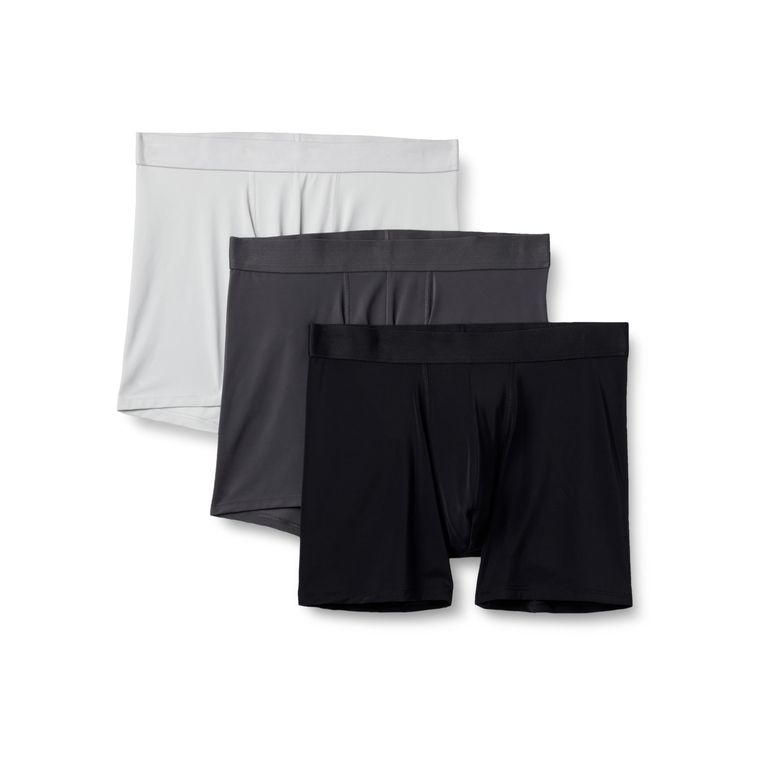 Lot de 3 Boxers Amazon Essentials - microfibre extensible, plusieurs coloris, du XS au XXL — Amazon