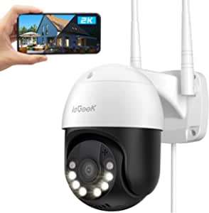 Camera Surveillance WiFi Exterieure ieGeek ZS-GQ4 - 2K, filaire, 3MP (via coupon - vendeur tiers)