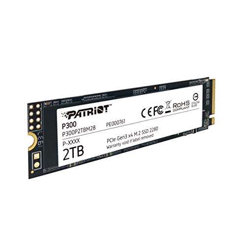 SSD Interne NVMe M.2 Patriot P300 (‎P300P2TBM28) - 2 To (vendeur tiers)