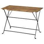[Ikea Familly] Table extérieur pliable Tärnö - noir/teinté brun clair, 100x54 cm