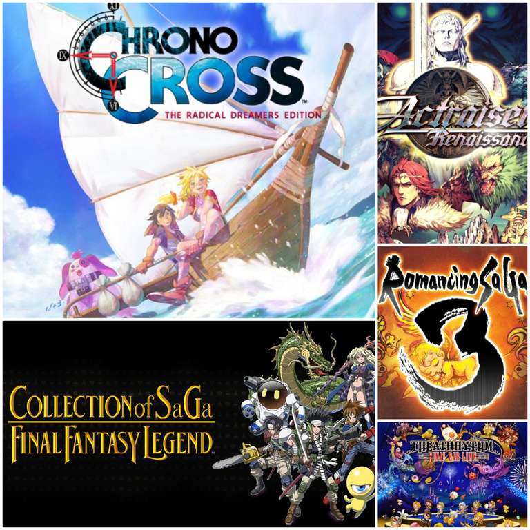Sélection de jeux-vidéo Square-Enix dématérialisés en promo - Ex: Chrono Cross - The Radical Dreamers Edition sur Nintendo Switch, PS4, Xbox