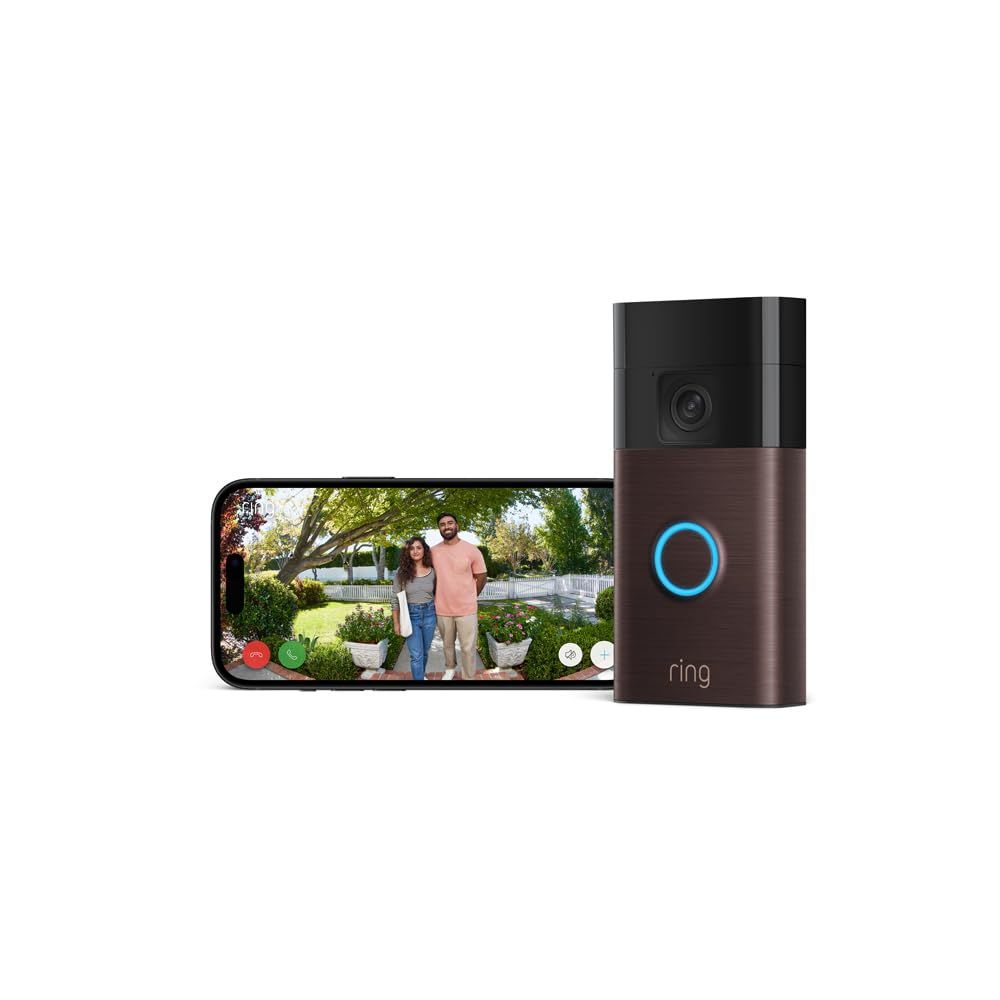 [Prime] Sonnette vidéo sans fil Ring (Bronze Vénitien)