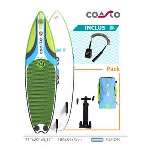 Surf gonflable Coasto Air Surf 6’ (sup-factory.fr)