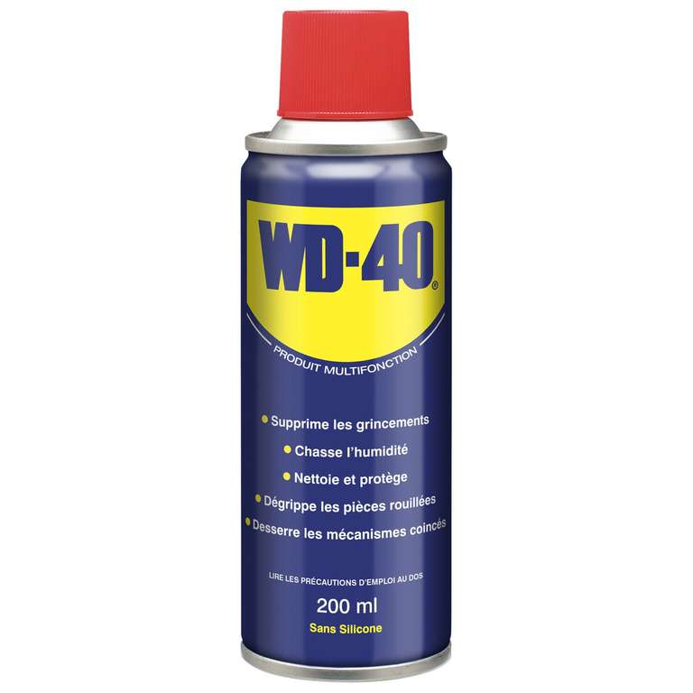 30% d'avantage fidélité sur les produits WD-40 - Ex: Spray aérosol multifonction WD40 - 200 ml (via 1,41€ sur carte fidélité)
