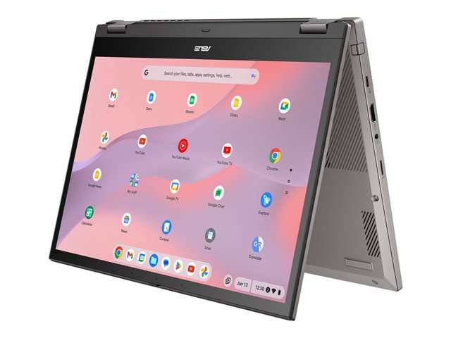 PC Portable 14" Asus Chromebook Vibe CX34 Flip (12th Gen Intel) - Ecran tactile, 144 Hz, Intel Core i5 1235U, 8 Go RAM, 128 Go, Wi-Fi 6E