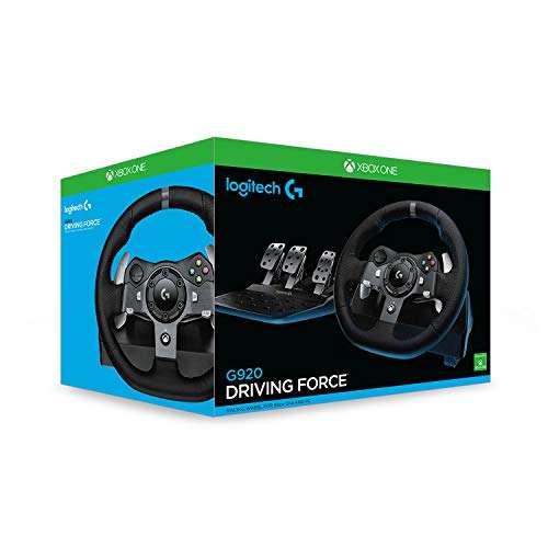 Volant de course Logitech G920 Driving Force pour Xbox Series S/X, Xbox One & PC