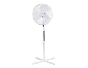 vidaXL Ventilateur brumisateur sur pied 3 vitesses Blanc