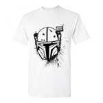 Sélection de t-shirts officiels Marvel & Star Wars en promotion - Ex. : Tshirt Marvel Star Wars Madalorian Helmet Spray à 12.99€