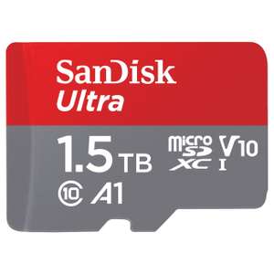 Carte microSD 1.5To SanDisk Ultra microSDXC UHS-I avec adaptateur SD