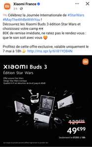 Ecouteurs sans fil Xiaomi Buds 3 StarWars