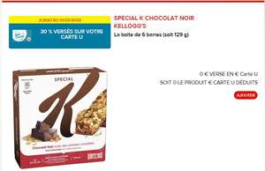 Lot de 3 paquets de 6 barres de céréales Kellogg's Special K (Via 1.71€ sur la carte et ODR de 2.85€ via shopmium) - Beaulieu sur Mer (06)