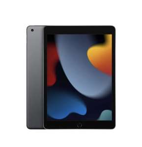 Tablette 10.2" Apple iPad 2021 - 64 Go, WiFi, Gris Sidéral (MK2K3NF/A) (via 58,35€ fidélité)
