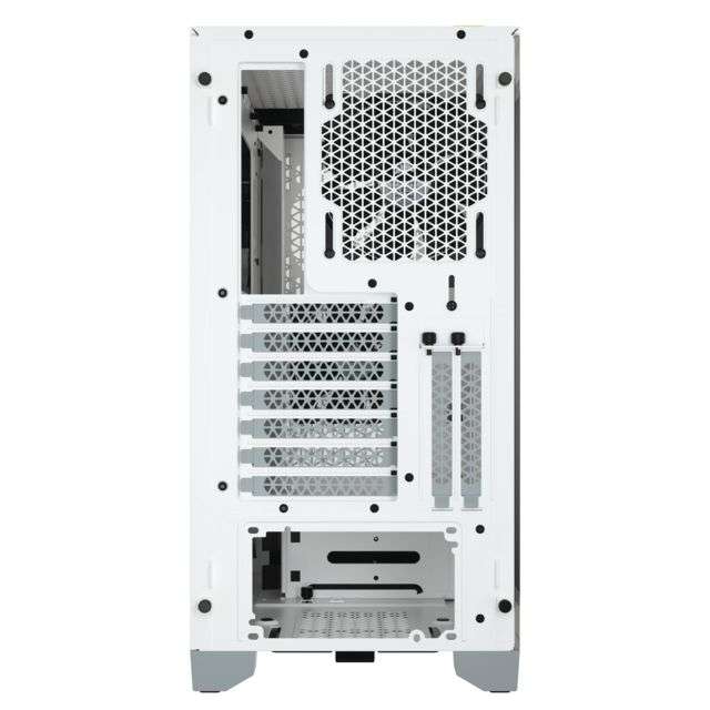 Pack Corsair Blanc - Boitier PC 4000D Airflow (Fenêtre Verre trempé) + Alimentation RM750 2021 (750W, 80+ Gold) + 3 Ventilateurs RGB SP120