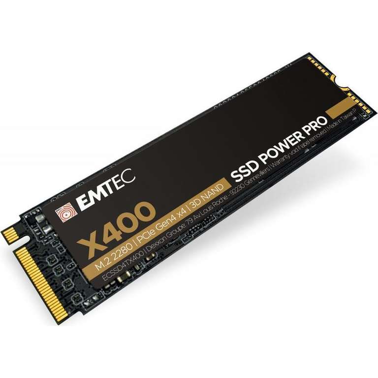SSD interne M.2 NVMe Emtec X400 - 500 Go