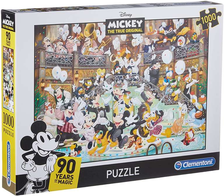 Sélection de Puzzles Clementoni en promotion - Ex : Puzzle Collection Mickey 90th Anniversary (1000 pièces)