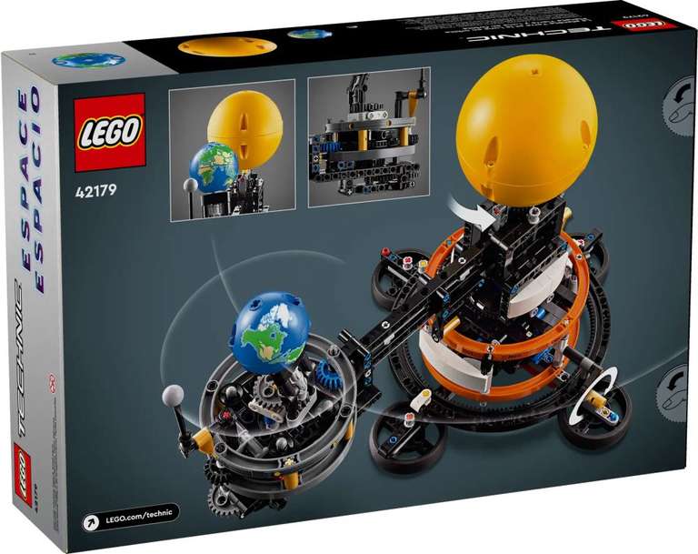 Jouet Lego Technic 42179 La Planète Terre et la Lune en Orbite (Via 19,25€ sur la carte de fidélité)