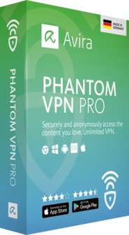 Abonnement Avira Phantom VPN Pro Gratuit pendant 6 mois (sans engagement)