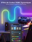 Ruban LED Govee Neon - 3m, Bande LED RGB avec contrôle Wi-Fi, compatible Alexa, couleurs segmentables (Vendeur Tiers)