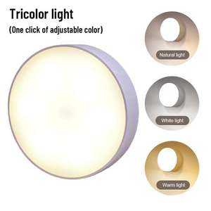 Veilleuse LED avec lumière blanche ajustable (Blanc naturel, froid ou chaud)