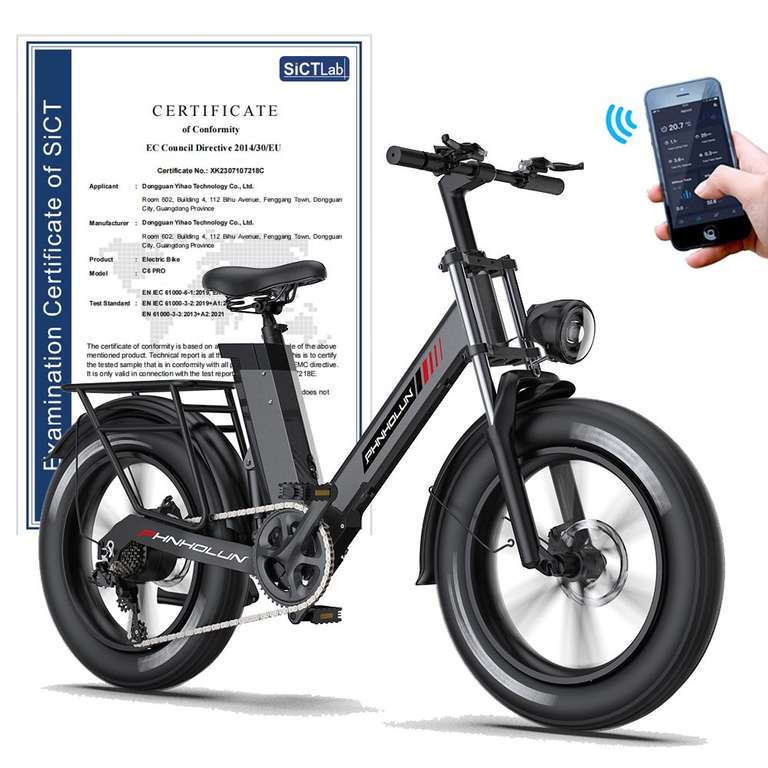 Vélo électrique fatbike 1000w 17.5 Ah