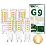 Pack de 6 ampoules LED Tailcas - G9, 3.5W, Blanc Chaud 3000K (vendeur tiers)