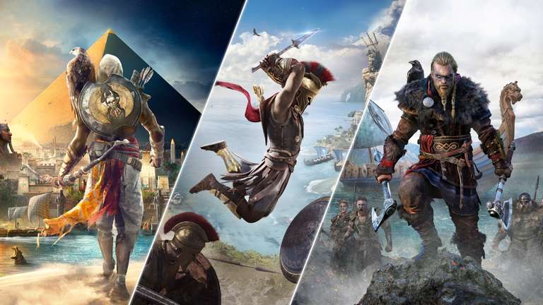 Pack Assassin's Creed Mythology sur PS4 & PS5 (Dématerialisé - Store Brésilien)