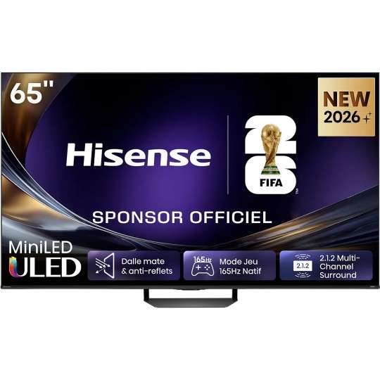 Hisense U7S Pro TV Mini LED 75 3 000 nits – 3 000 nits HDR et 165 Hz ...