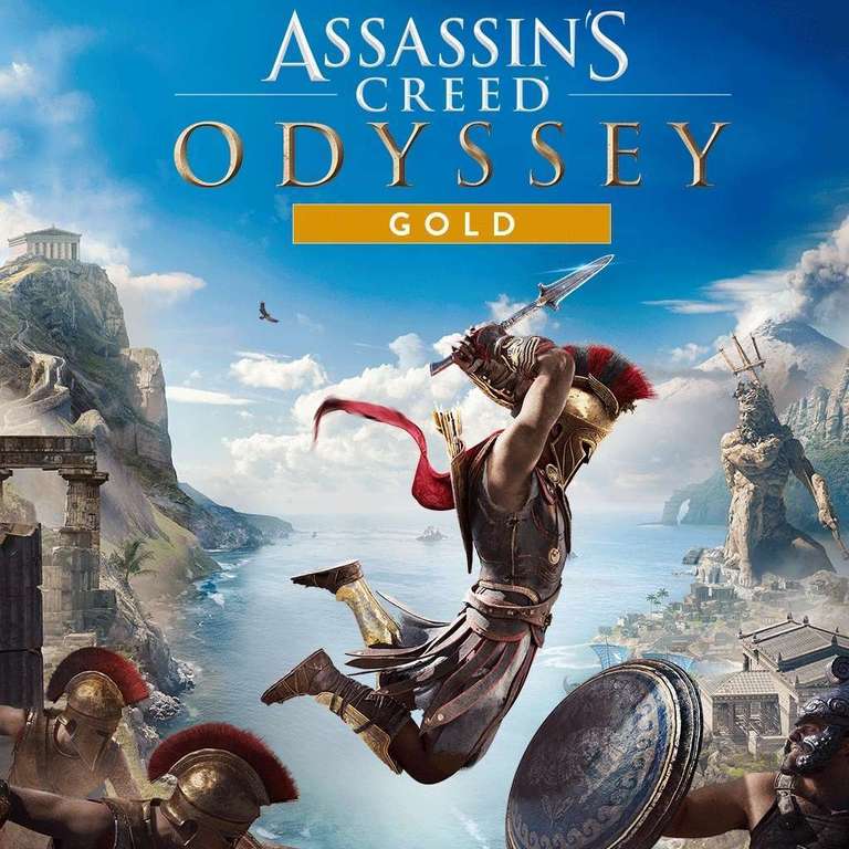 Assassin's Creed Odyssey - Gold Edition: Jeu de base + Season Pass + AC 3 Remastered sur PS4 & PS5 (Dématérialisé, store BR)