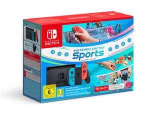 Pack console Nintendo Switch + Switch Sports (via 53,99€ sur la carte fidélité - coupon via l'application dans les magasins participants)