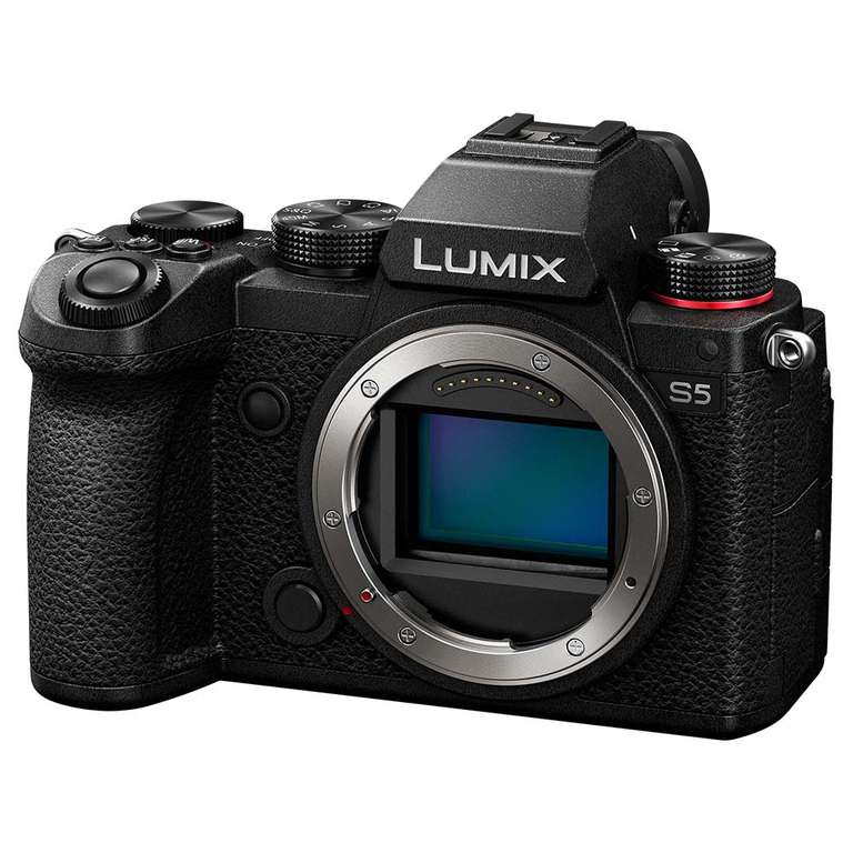 Appareil photo Hybride Panasonic Lumix S5 - Capteur plein format 24Mp, boitier nu (via coupon)