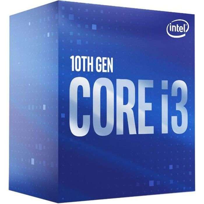 Processeur Intel Core i3-10100F - 4.3 GHz, 65W (+ 2 bons d'achat de 10.11€ à dépenser dès 50€ d'achat)