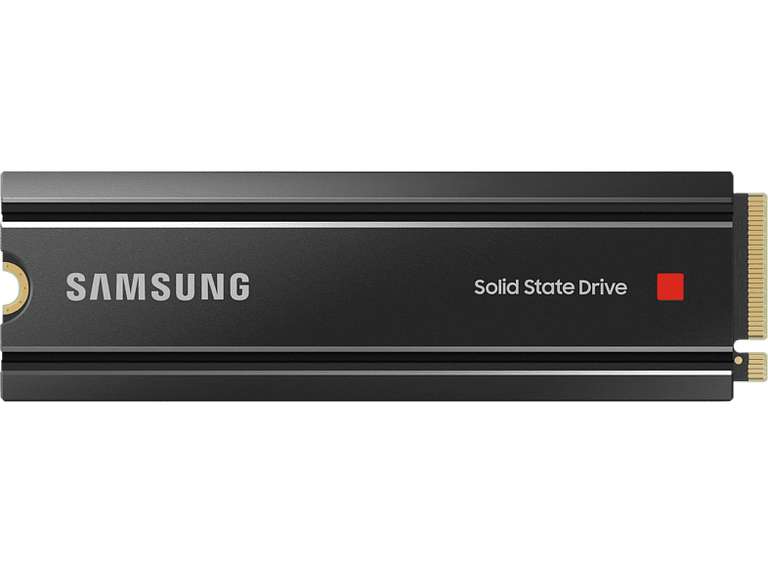 SSD Interne M.2 NVMe Samsung 980 Pro (MZ-V8P1T0CW) - 1 To, Dissipateur inclus, Compatible PS5 (Frontaliers Espagne)