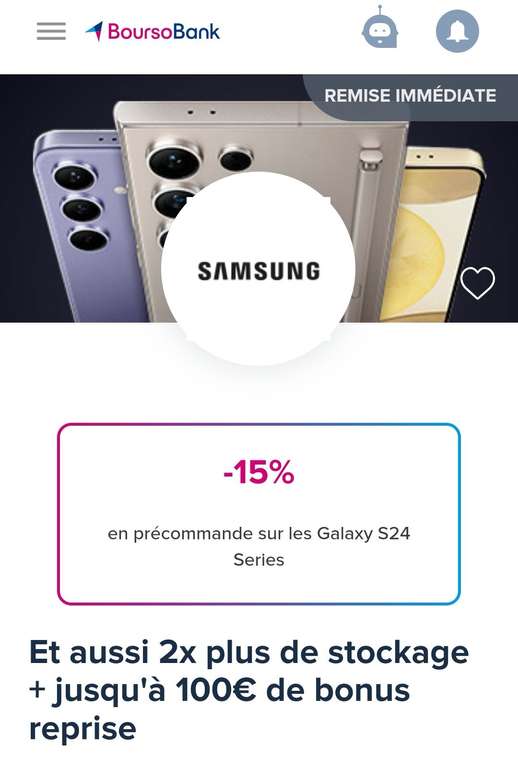 [The Corner] Smartphone Samsung s24 Ultra - 1 To (via ODR 100€ et Bonus reprise 100€)