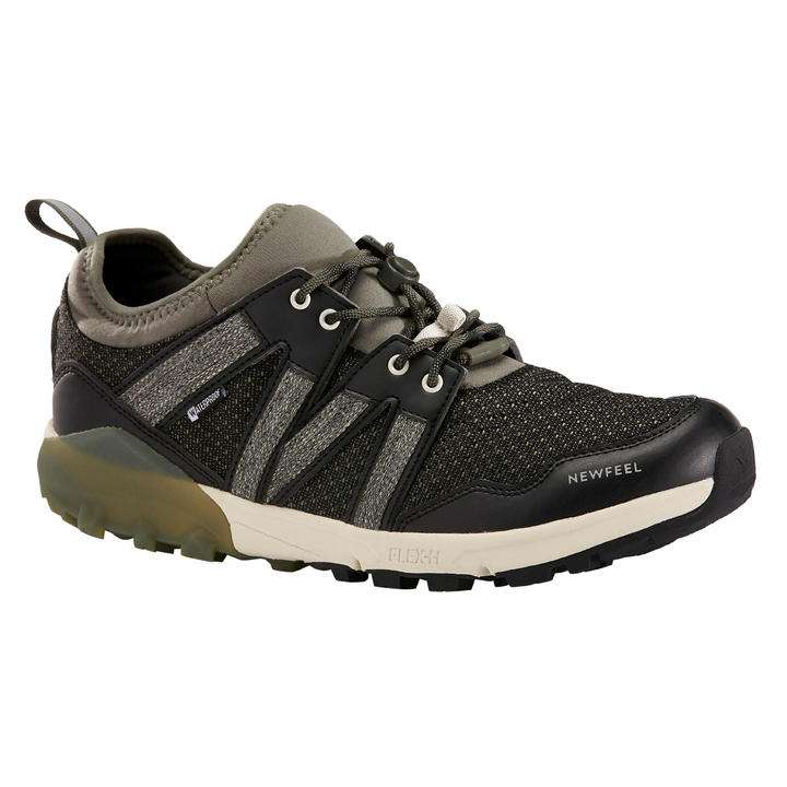 Chaussures imperméables de marche nordique Newfeel NW 580 - Kaki