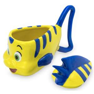 Mug 3D Abystyle Disney La Petite Sirène Polochon - Céramique, 230ml