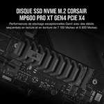 [Prime] SSD interne M.2 NVMe 4.0 Corsair MP600 PRO XT - 2 To, TLC 3D, DRAM (Jusqu'à 7100-6800 Mo/s)