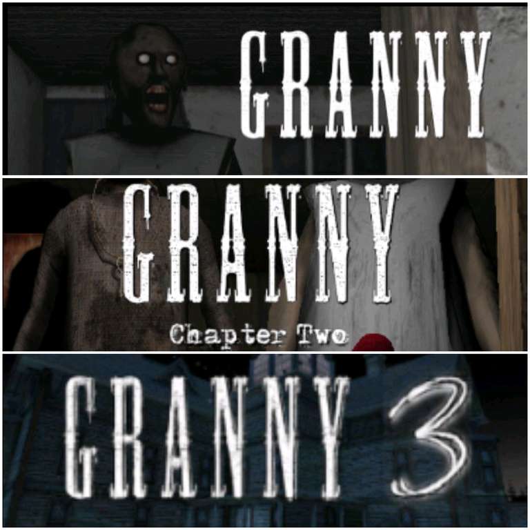 Jeux d'horreur Granny 1, 2 & 3 gratuits sur PC (Dématérialisés - DRM-free)