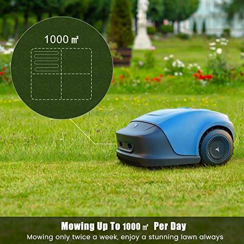 Tondeuse Robot pour pelouse Hookii - jusqu'à 1000m², wifi (Vendeur Tiers)