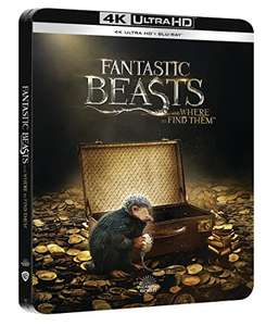 [Blu-Ray 4K + Blu-Ray] Les Animaux fantastiques - Édition Limitée SteelBook (Vendeur Tiers)