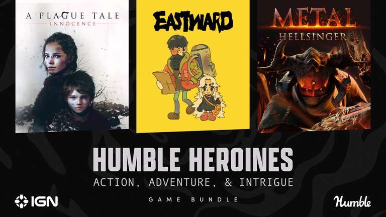 Humble Heroines: Action, Adventure, & Intrigue - Metal: Hellsinger, A Plague Tale: Innocence, Scars Above, Chorus (Dématérialisé - Steam)