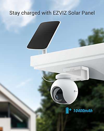 Camera Surveillance WiFi Extérieure EZVIZ CB8 2K + OFFERT Recevez 1 Panneau  Solaire d'alimentation si vous achetez 1 EZVIZ CB8 –
