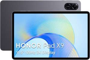 Tablette 11.5" Honor Pad X9 - 2K 120 Hz, Snapdragon 685, RAM 4 Go, 128 Go, 7250 mAh, Gris (Entrepôt France)