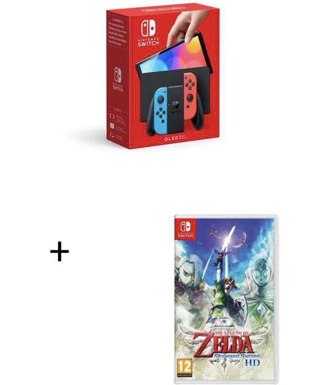Console Nintendo Switch OLED + The Legend Of Zelda Skyward Sword HD