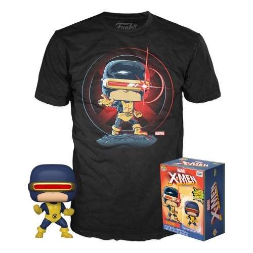 Set Figurine Funko Pop! & T-Shirt Marvel 80th First Appearance Cyclops