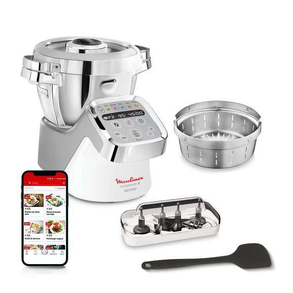 Robot de cuisine Moulinex Companion XL HF807E10 - 1550 W (+ Jusqu'à 82.50€ en Rakuten Points selon votre statut) - Vendeur Moulinex
