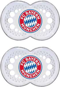 Tétine MAM FC Bayern München – 6 à 16 Mois, en silicone, double pack