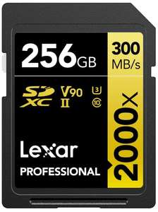 Carte mémoire SDXC Lexar Professional 2000x - 256 Go