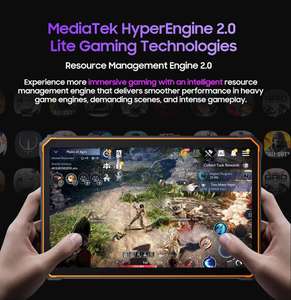 Tablette 10.36" Blackview Active 8 Pro - MediaTek Helio G99, Andro13, 8 Go RAM, 256 Go, BT5.0, 22k mAh 33 W