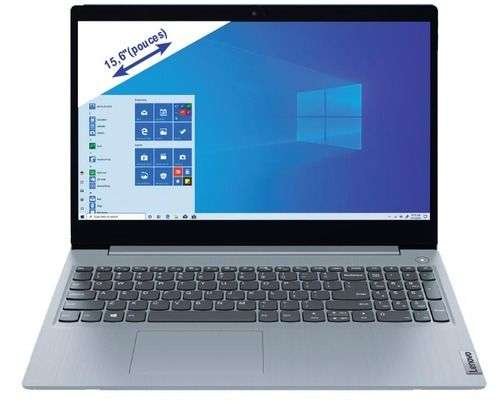 PC Portable 15.6" Lenovo IdeaPad 3 15IML05 - Full HD, i3-10110U, 8 Go de RAM, 256 Go de SSD